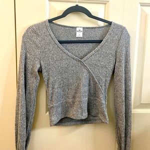 Hollister Long Sleeve Baby Tee